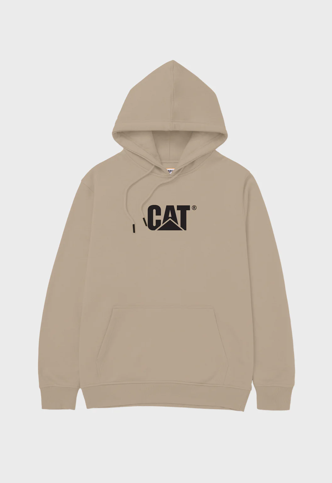 CAT Fleece Pullover Hoodie - Hummus/Black - Image 2