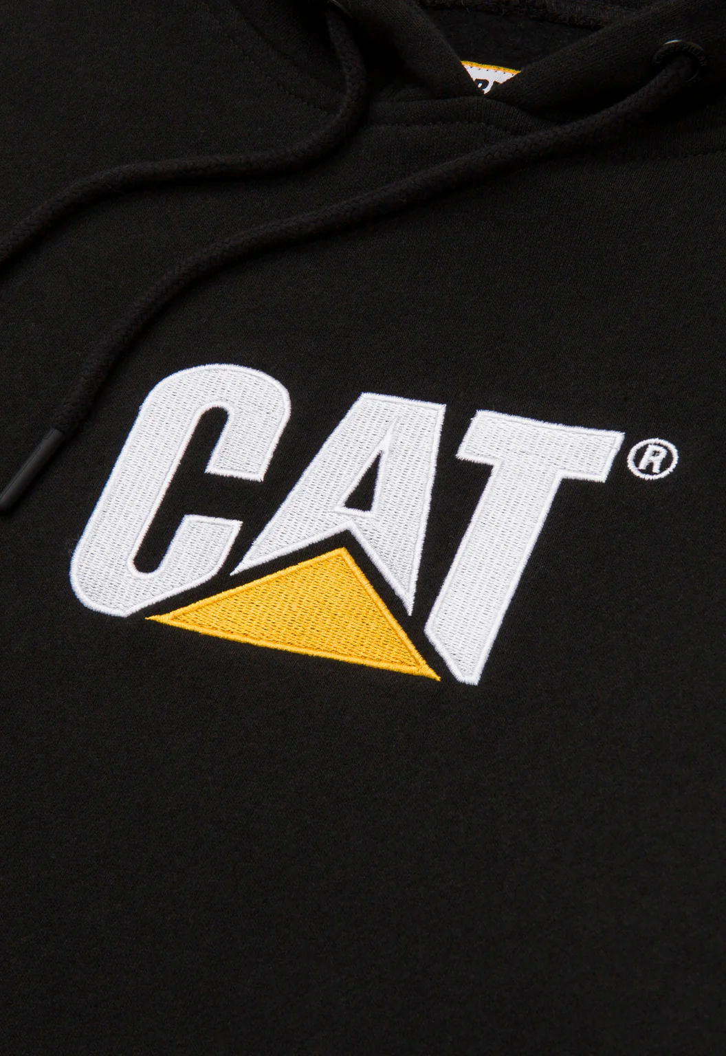 CAT Fleece Pullover Hoodie - Pitch Black TM - Image 2