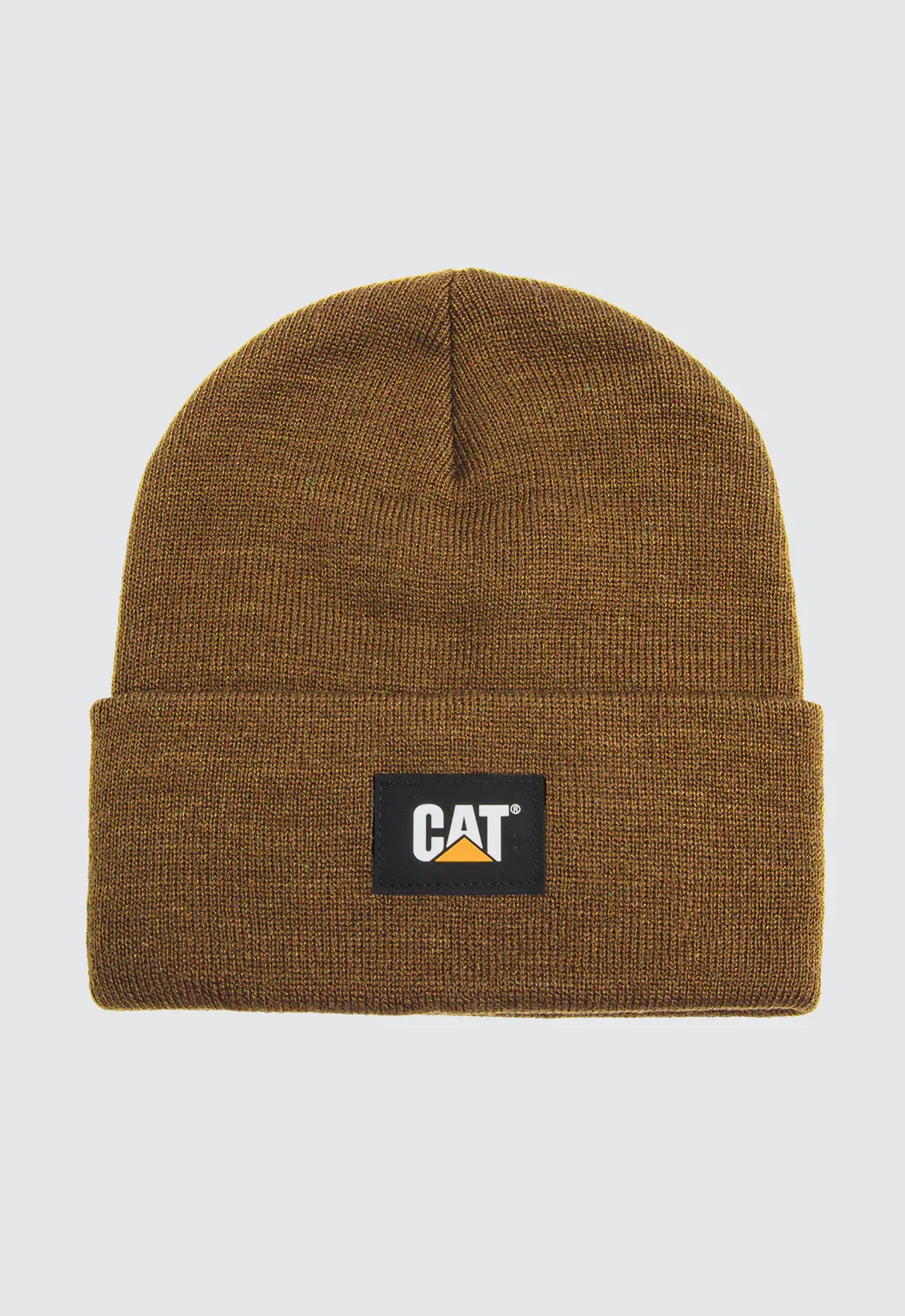CAT Label Cuff Beanie - Bronze