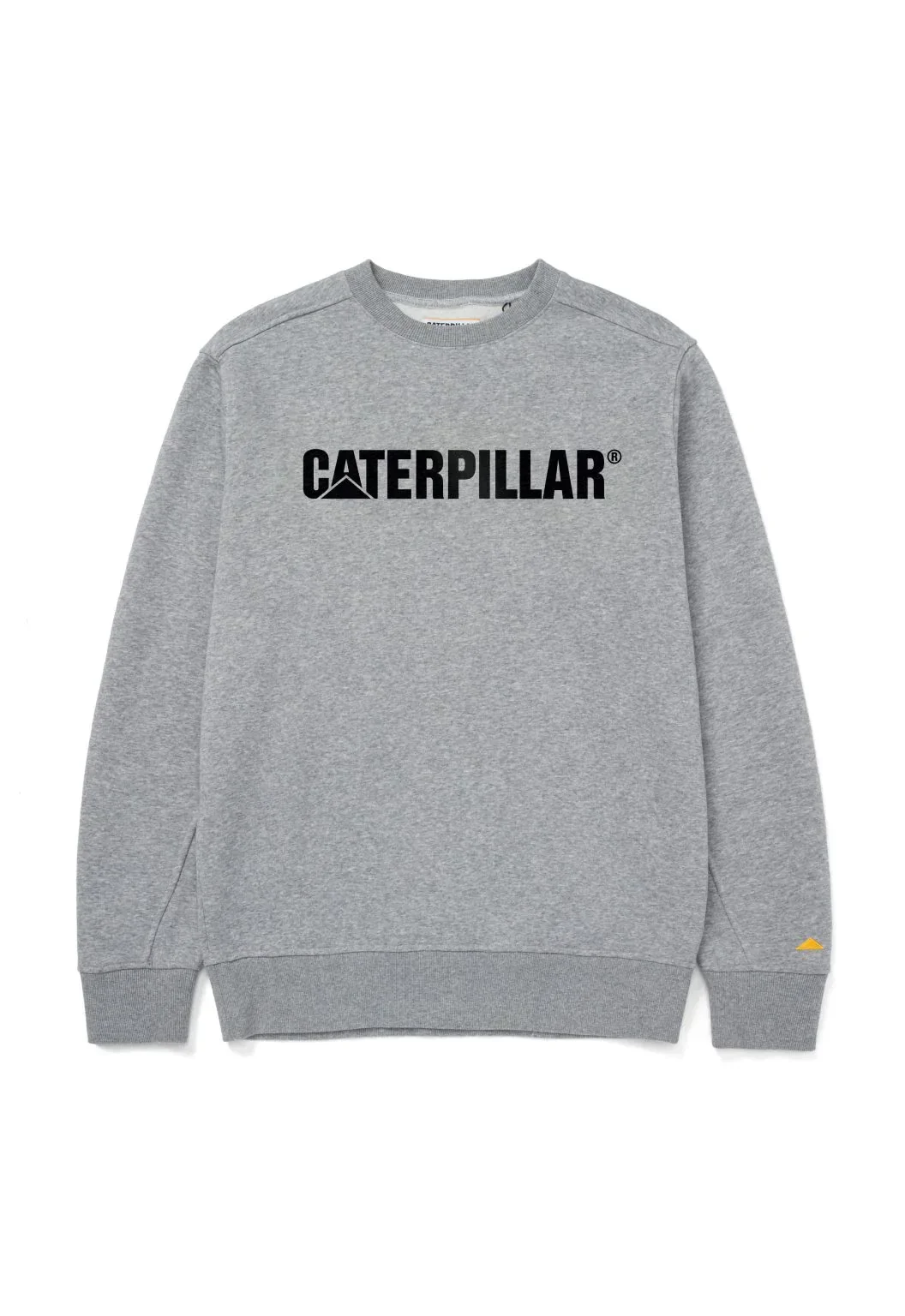 CAT Logo Crewneck Sweatshirt - Heather Grey/Black