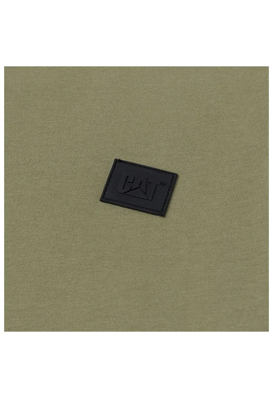 Cat Logo Jersey Polo - Dusty Olive - Image 5