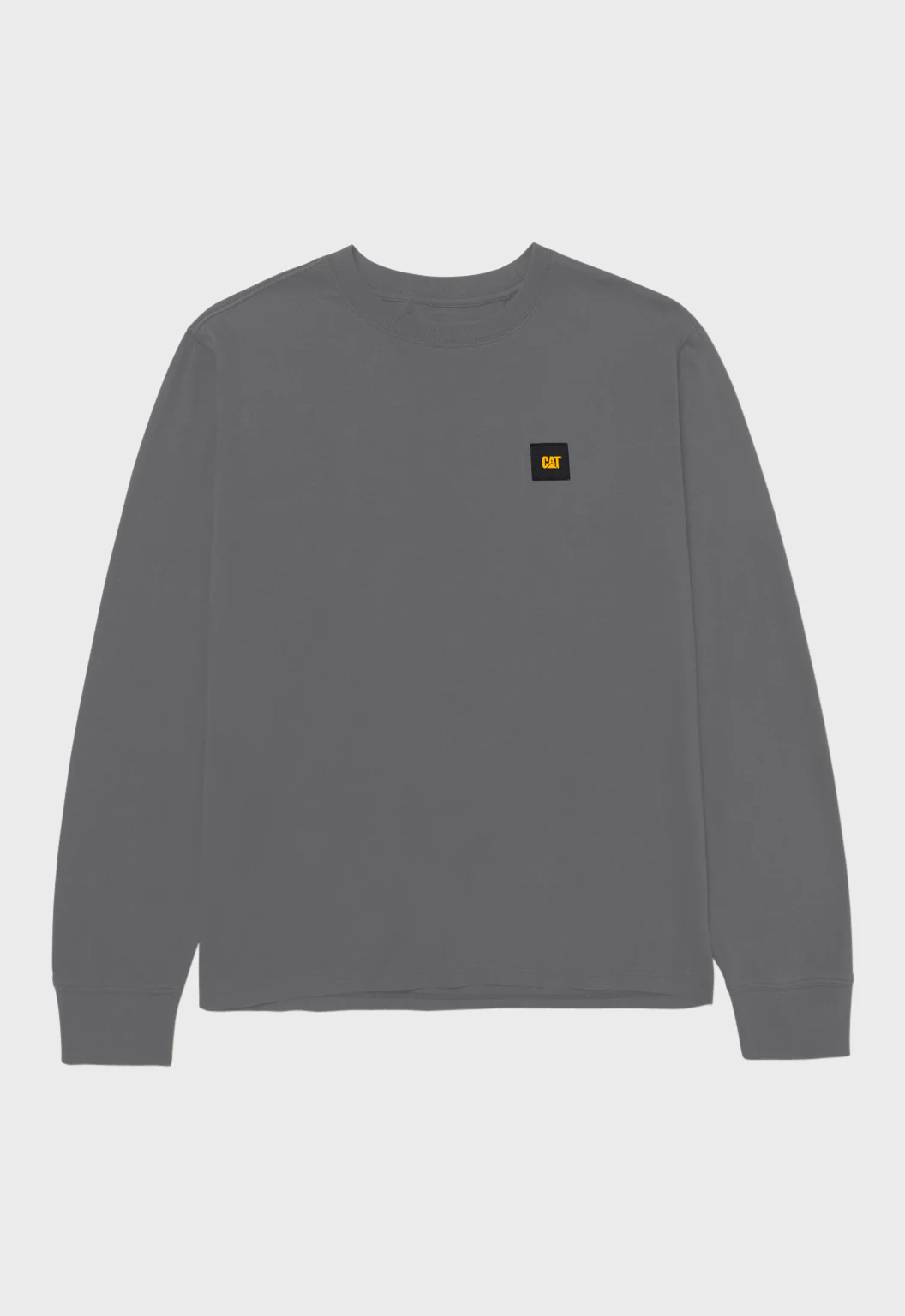 CAT Patch Long Sleeve Tee - Smoked Pearl - Image 2