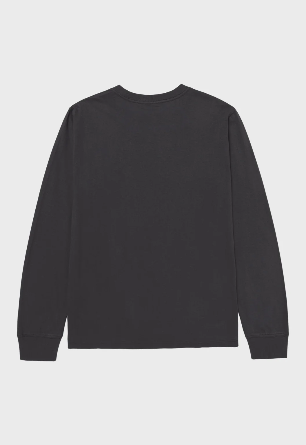 CAT Patch Long Sleeve Tee - Washed Black - Image 4