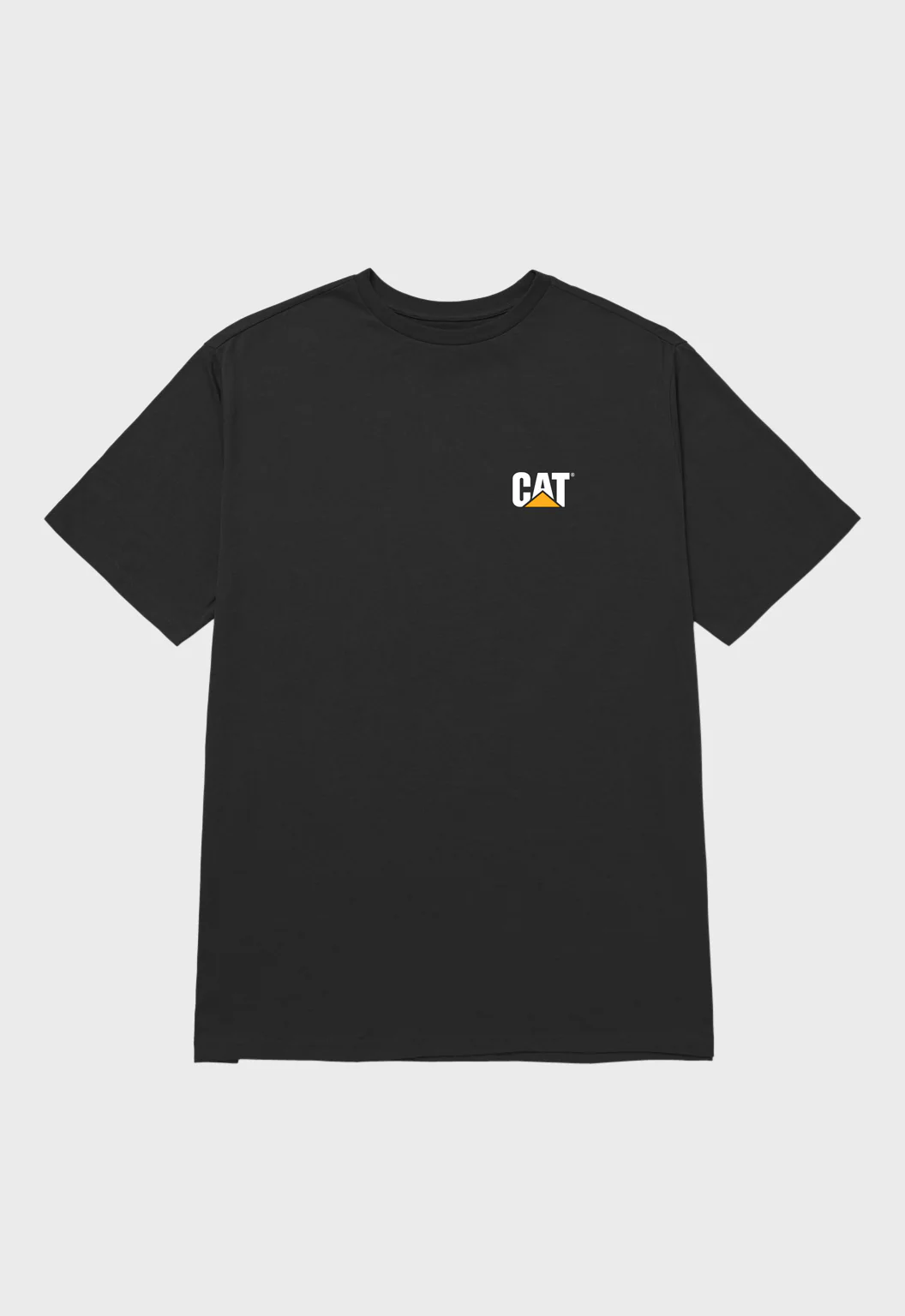 CAT Small Logo Tee - Pitch Black/Trademark - Image 2