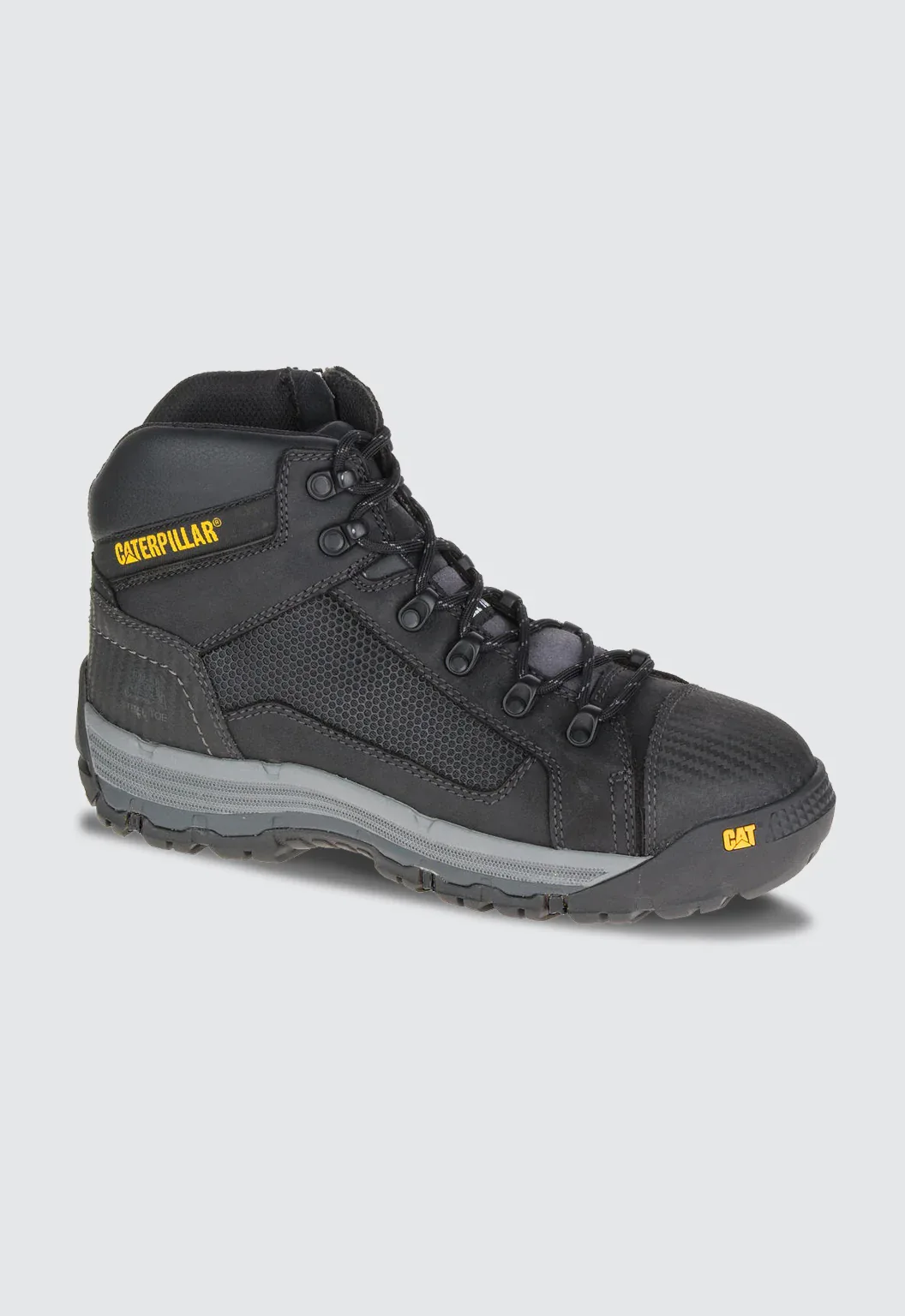 Convex Mid Zip Side Boot Black