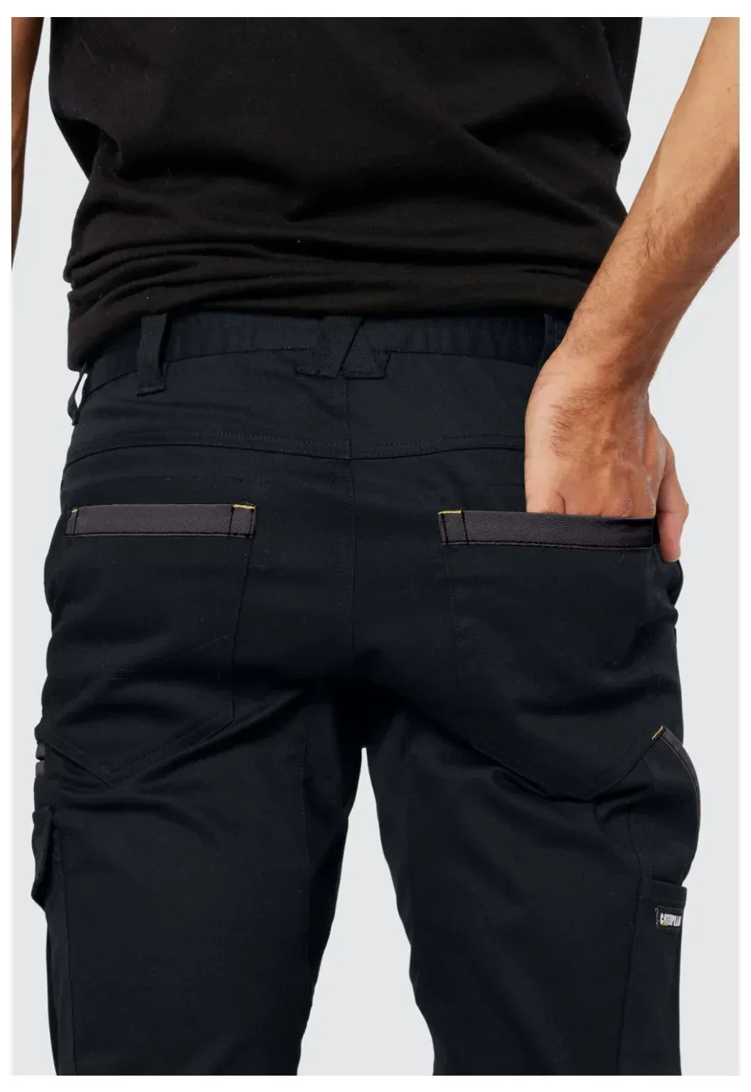 Cuffed Dynamic Pant - Black - Image 4