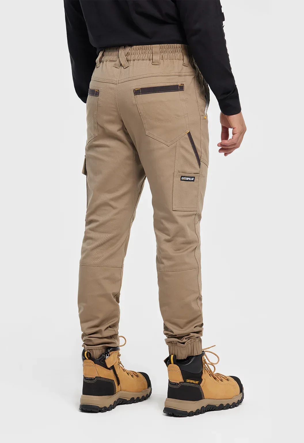 Cuffed Dynamic Pant - Khaki - Image 5