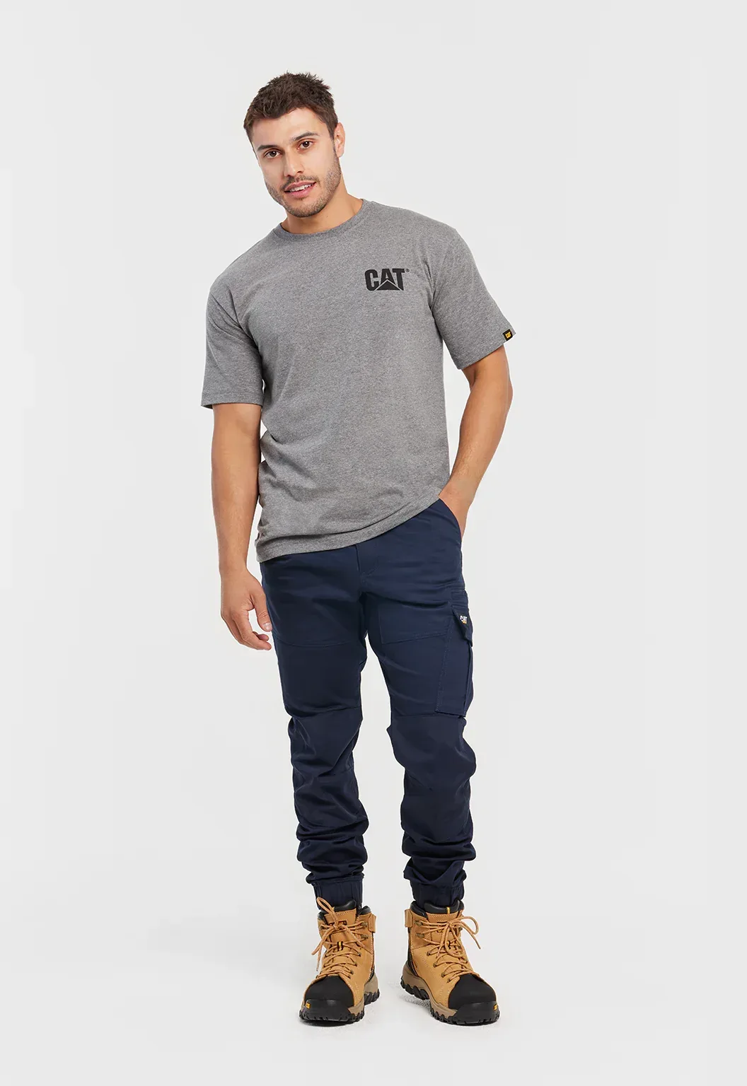 Cuffed Dynamic Pant - Navy - Image 2
