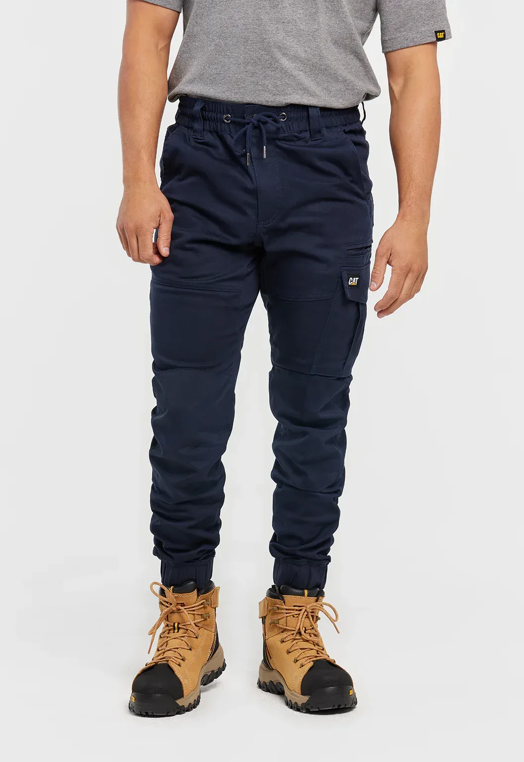 Cuffed Dynamic Pant - Navy - Image 4