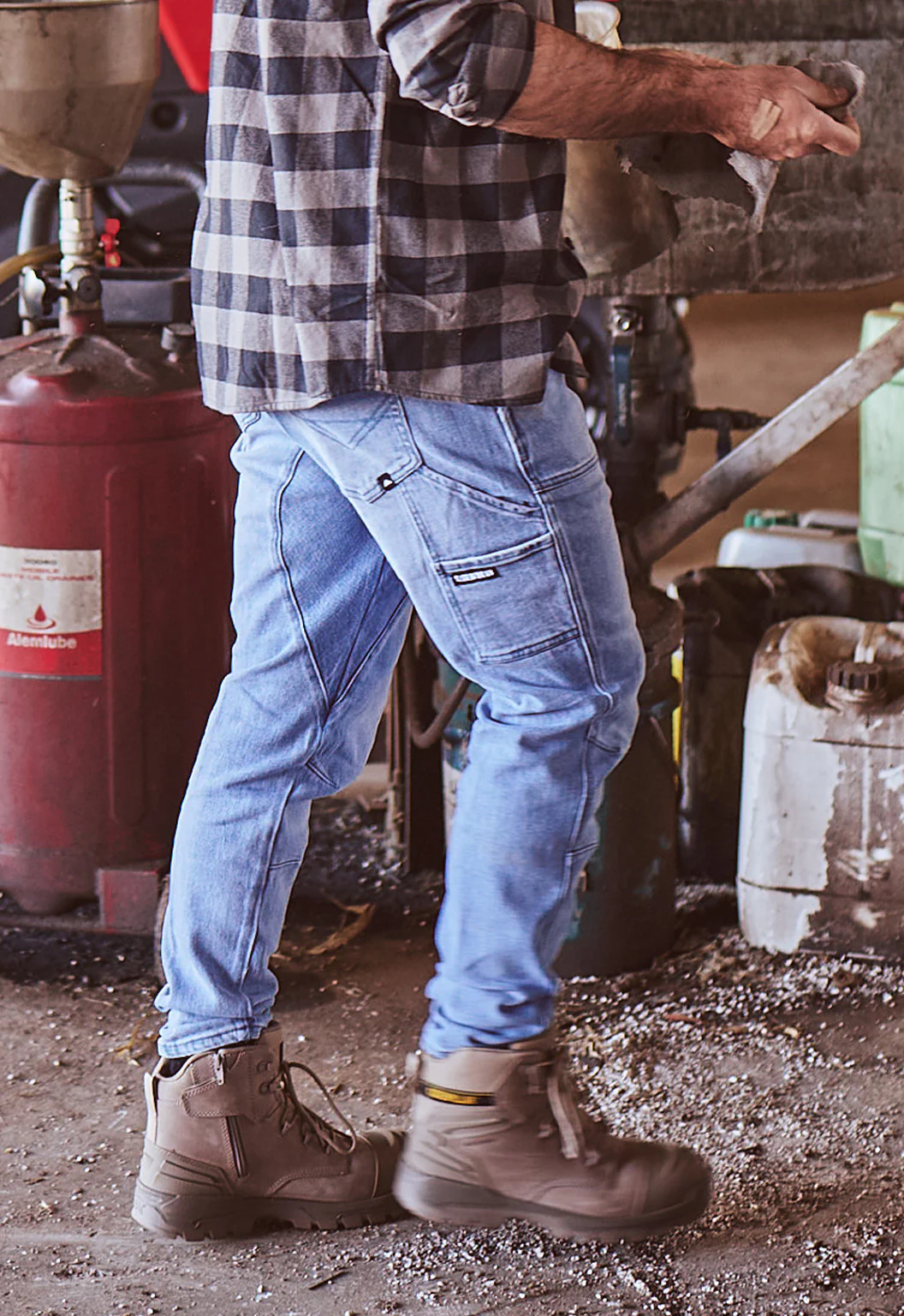 Dynamic 2.0 Denim Pant - Light Stone - Image 2