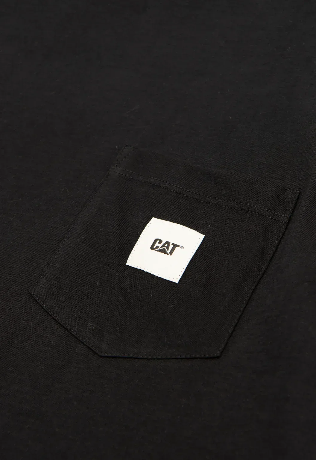 Essential Pocket Tee - Black - Image 2