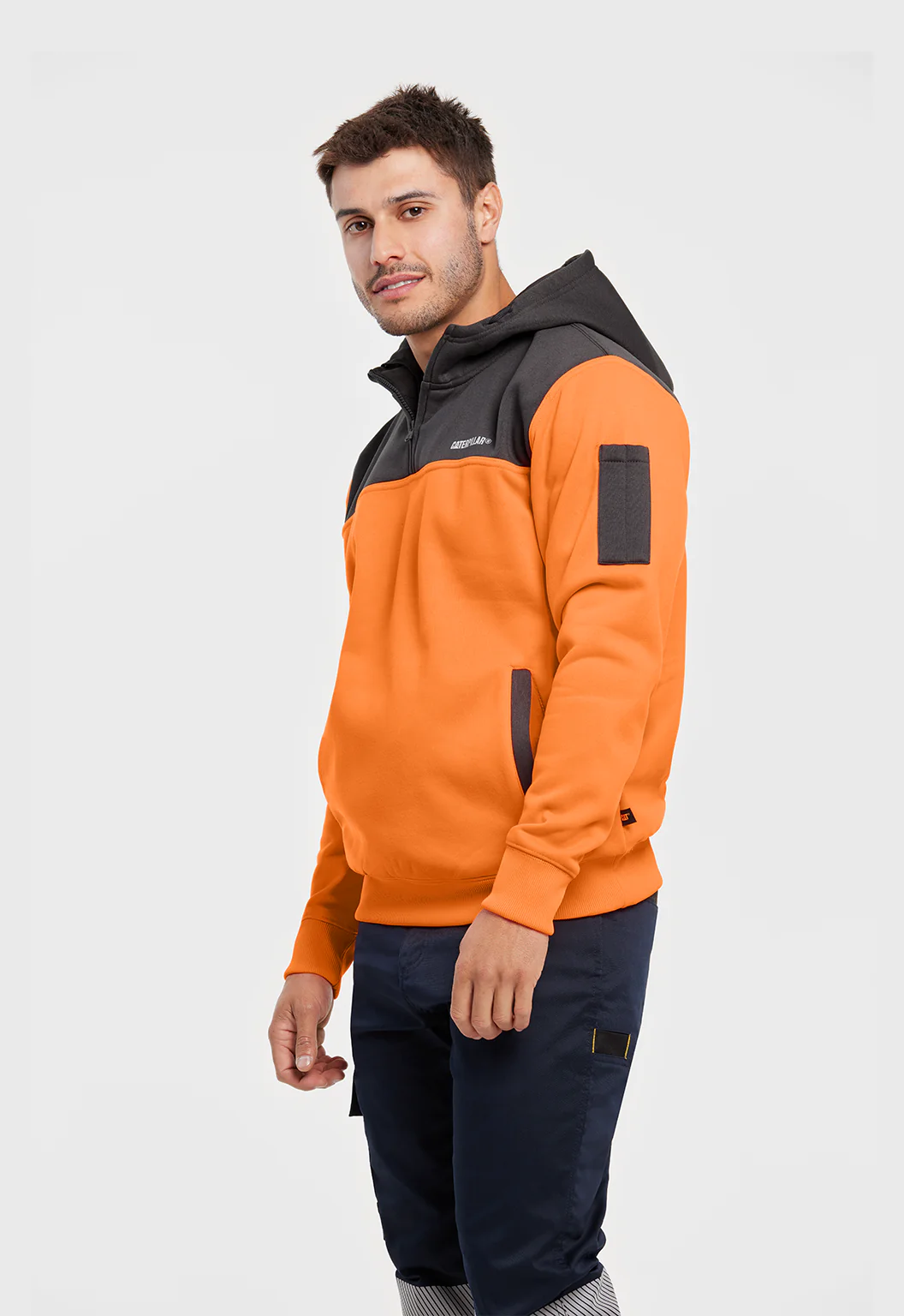 Hi-Vis Hoodie - Orange - Image 2
