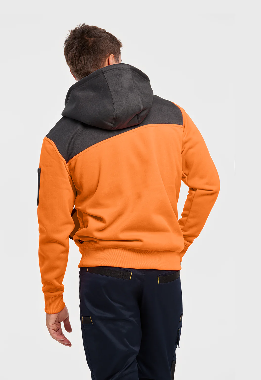 Hi-Vis Hoodie - Orange - Image 5