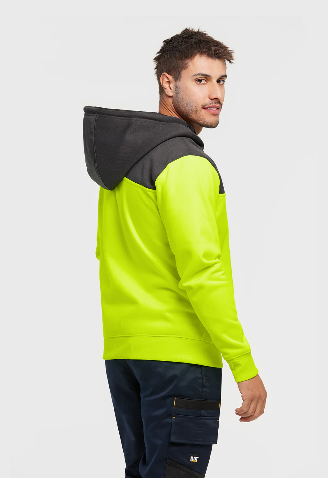 Hi-Vis Hoodie - Yellow - Image 6