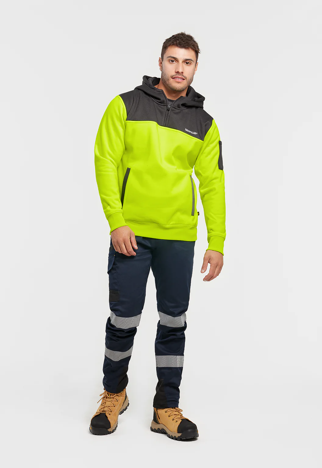 Hi-Vis Hoodie - Yellow - Image 7