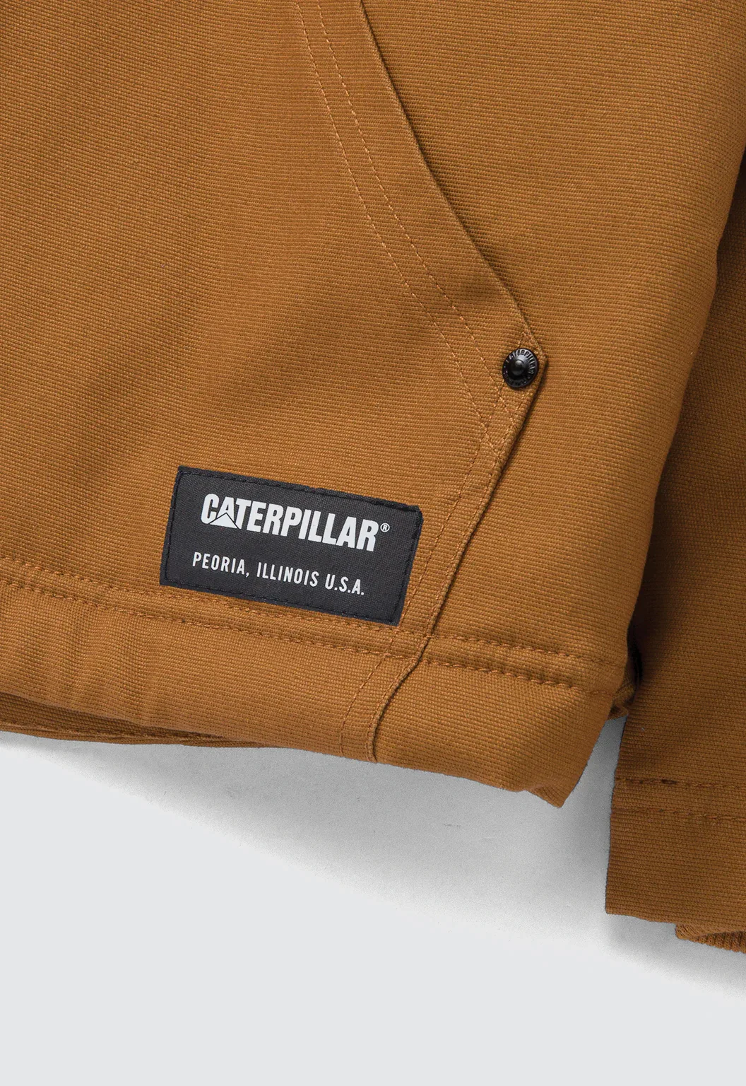 Hooded Sherpa Lined Jacket - Bronze - Image 5