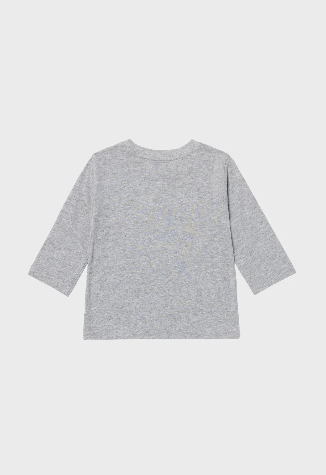 Infant L/S Banner Tee - Heather Grey - Image 4