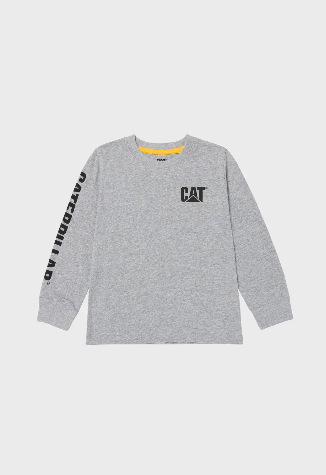 Kids L/S Banner Tee - Heather Grey