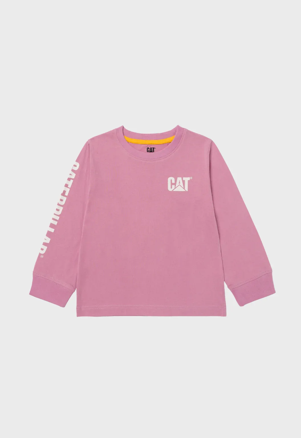 Kids L/S Banner Tee - Lilas