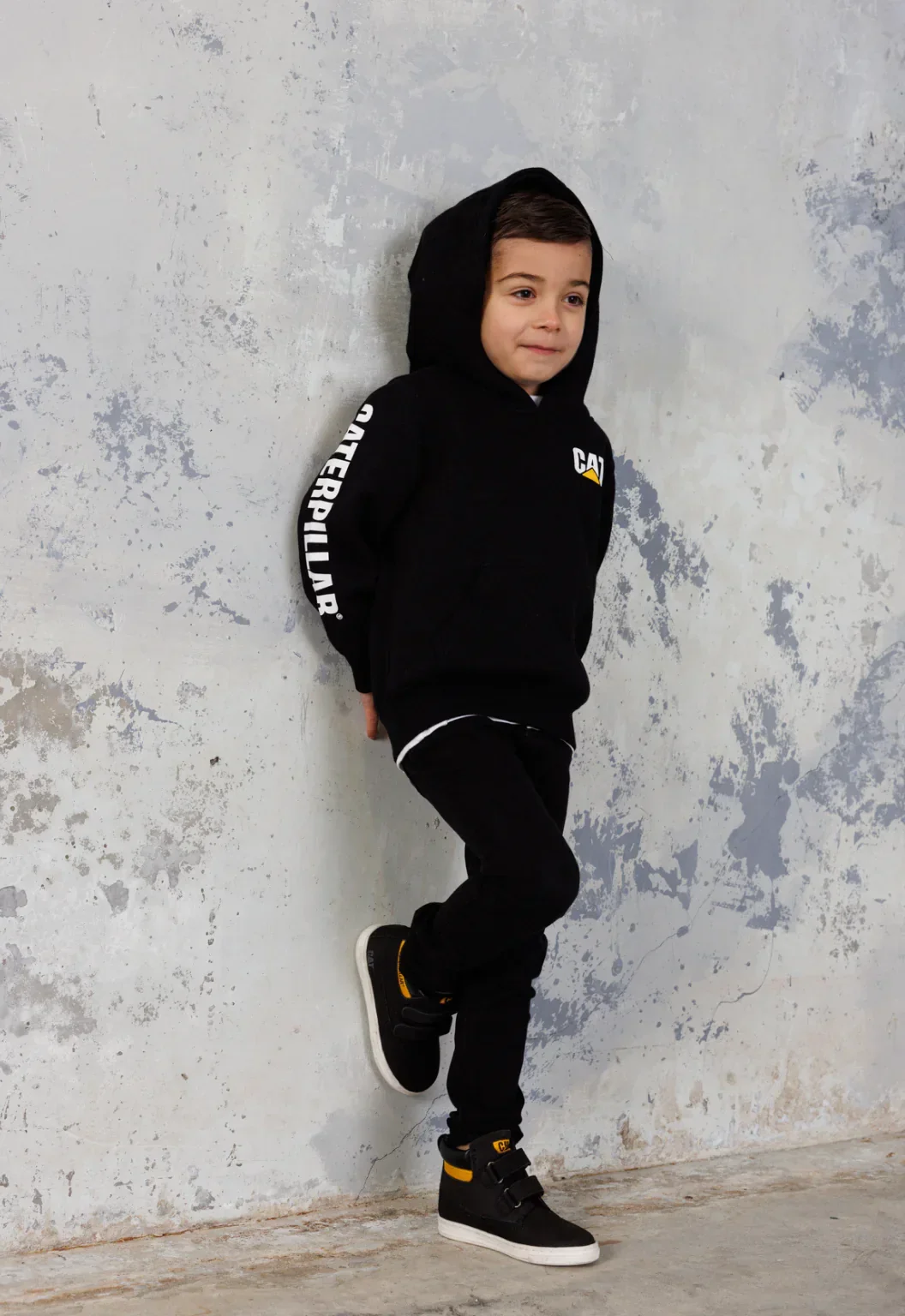 Kids Trademark Banner Pullover Hoodie - Black - Image 2