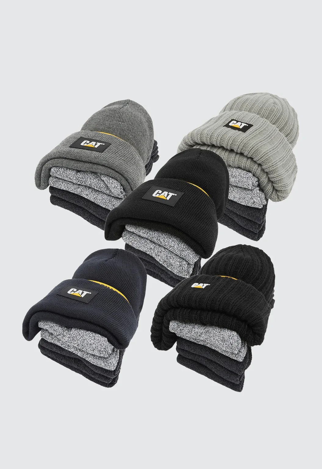 Logo Knit Cap/ 5-Sock Bundle
