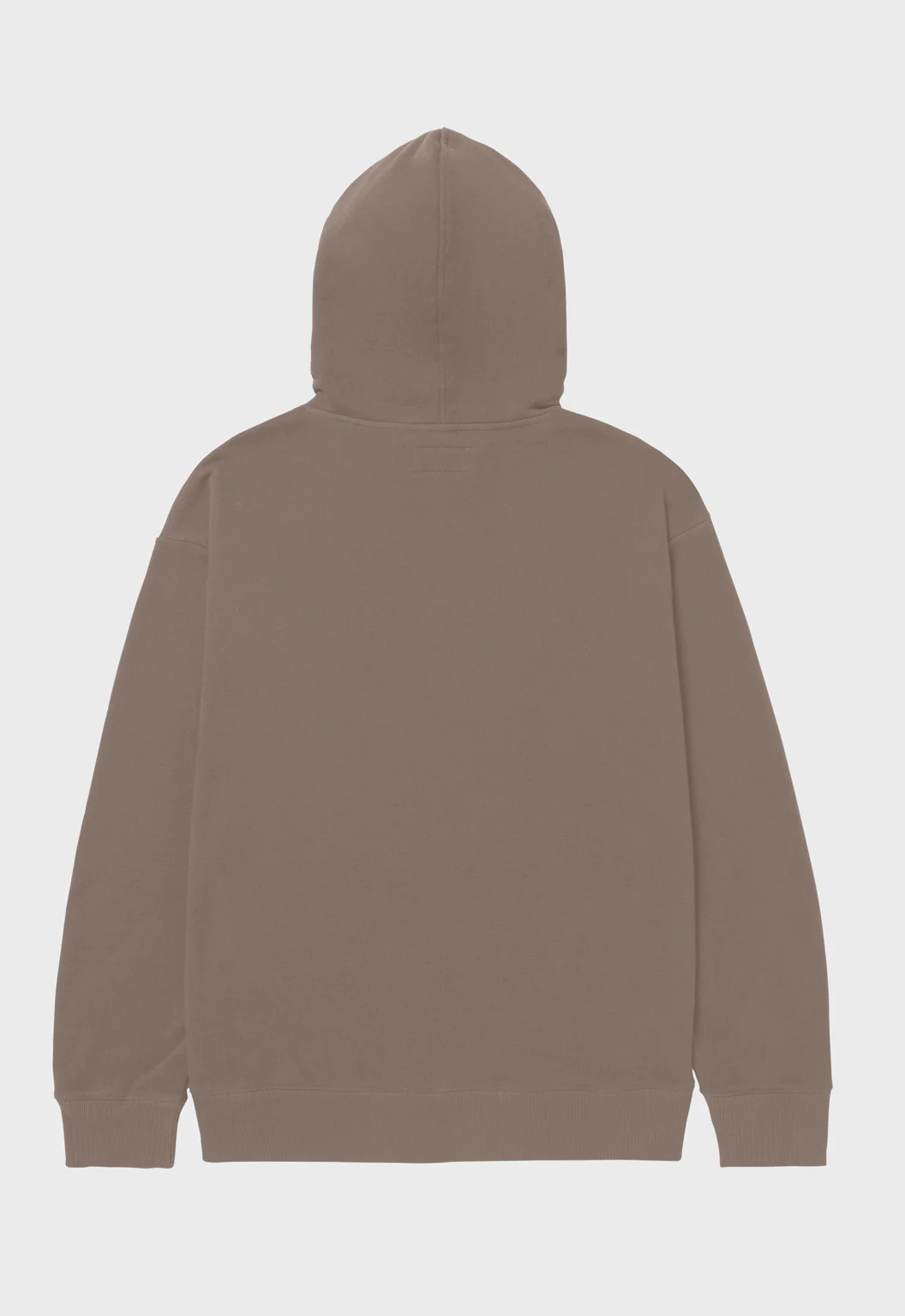 Relaxed French Terry Hoodie - Fossil - Image 2