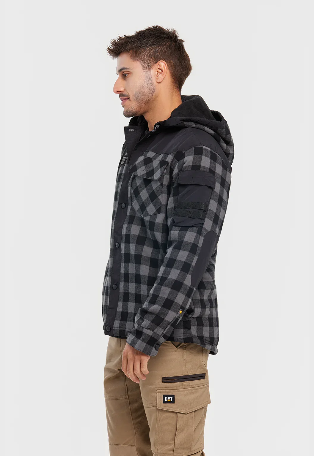 Sequoia Shirt Jacket - Grey Buffalo Plaid - Image 2