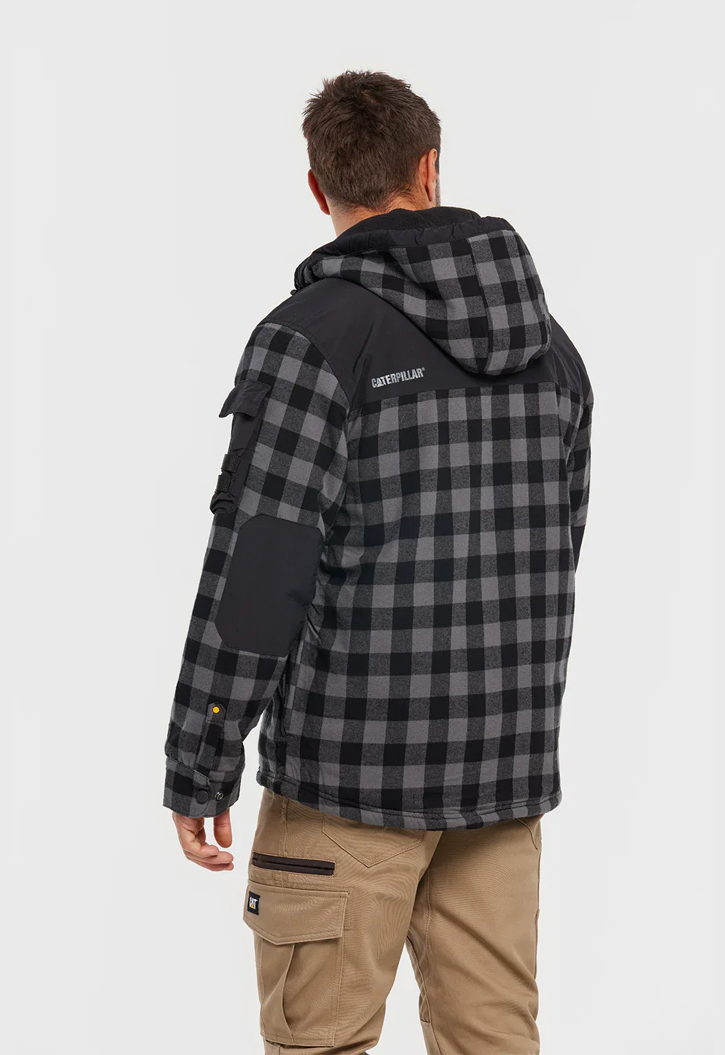 Sequoia Shirt Jacket - Grey Buffalo Plaid - Image 3