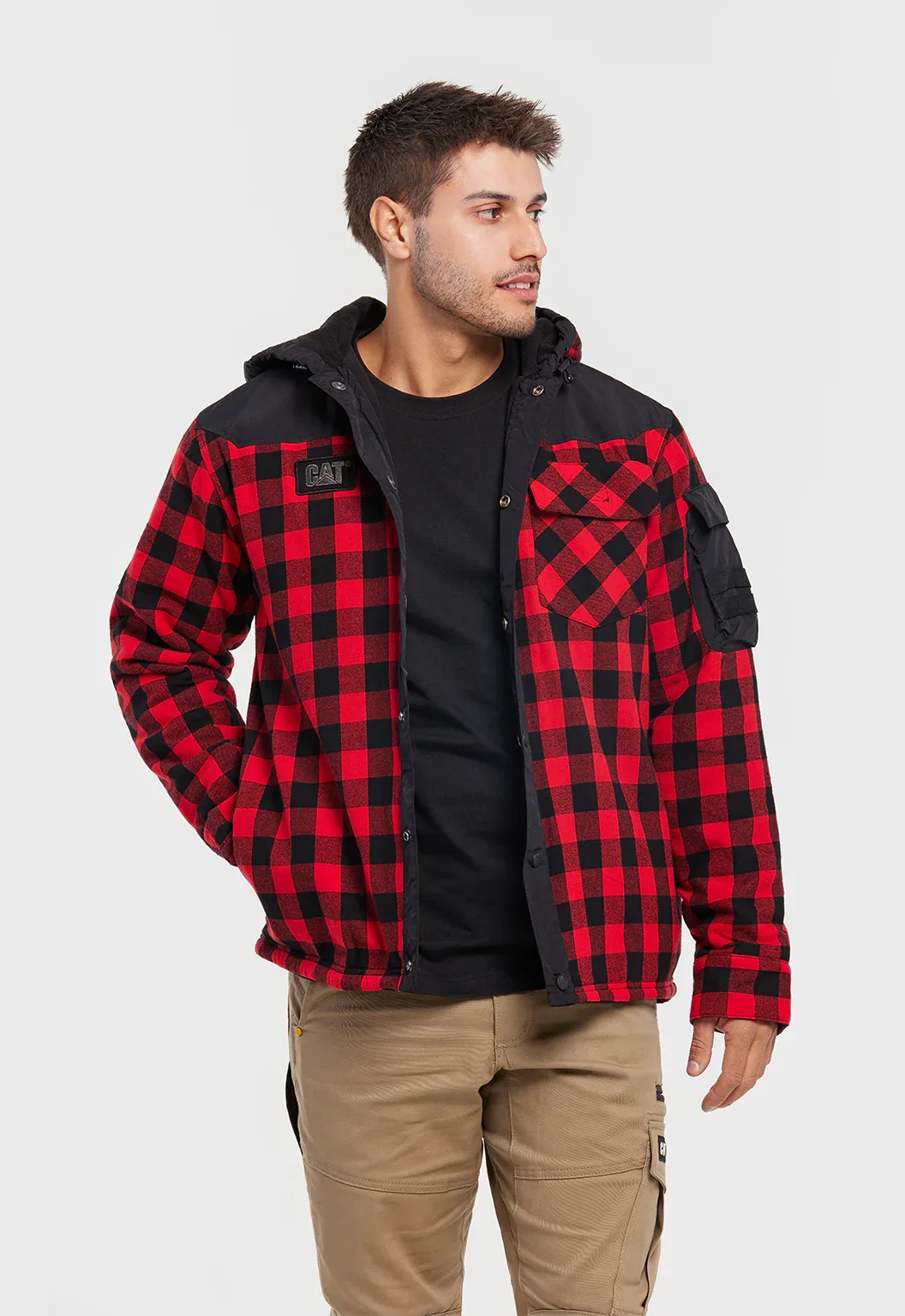 Sequoia Shirt Jacket - Red Buffalo Plaid