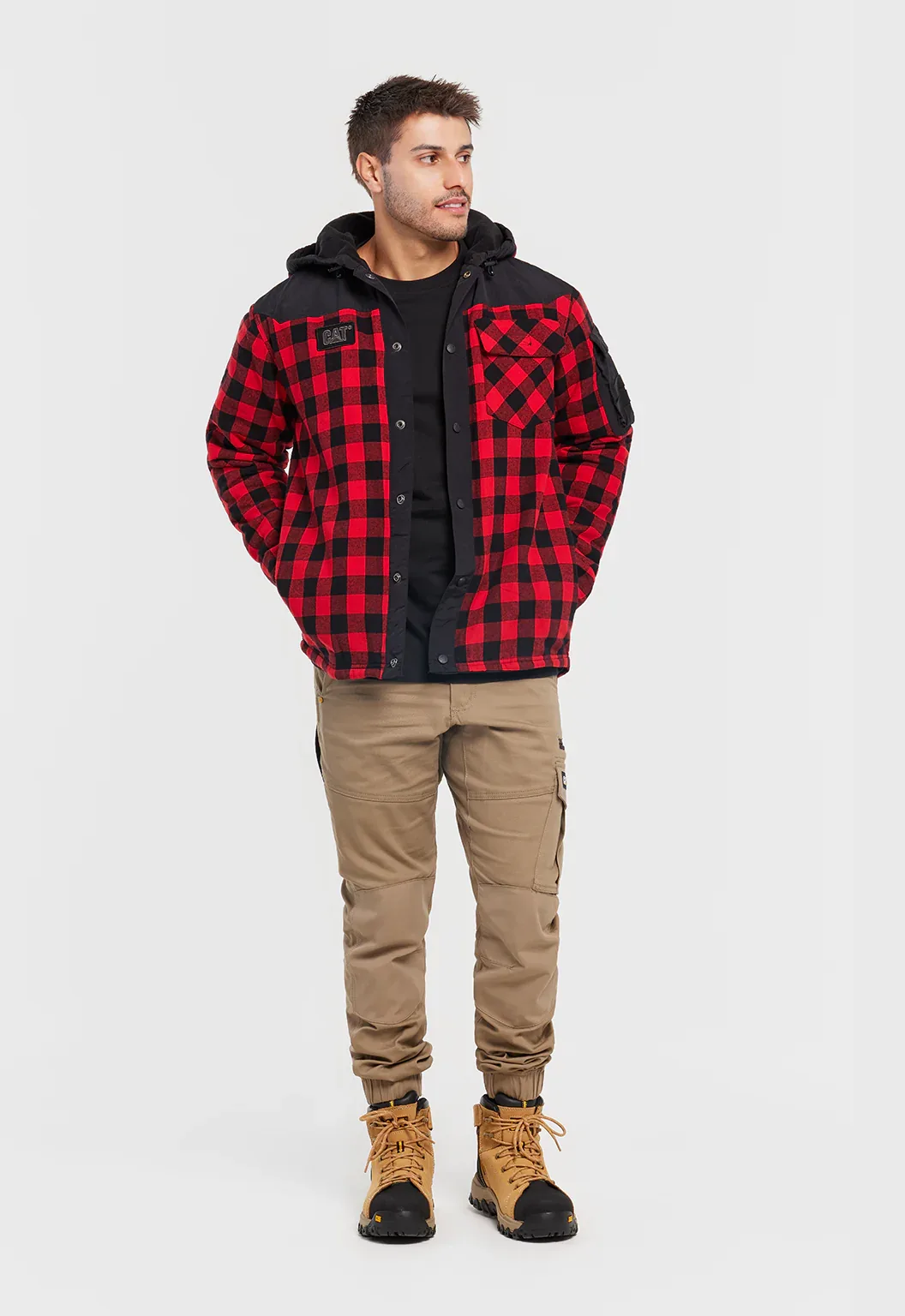 Sequoia Shirt Jacket - Red Buffalo Plaid - Image 7