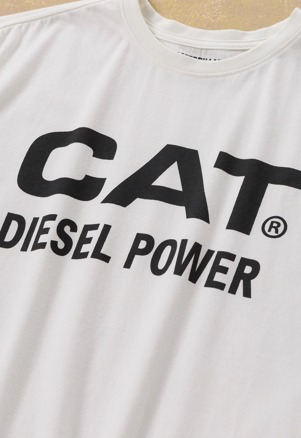 Short Sleeve Diesel Power Tee - Gardenia - Image 3
