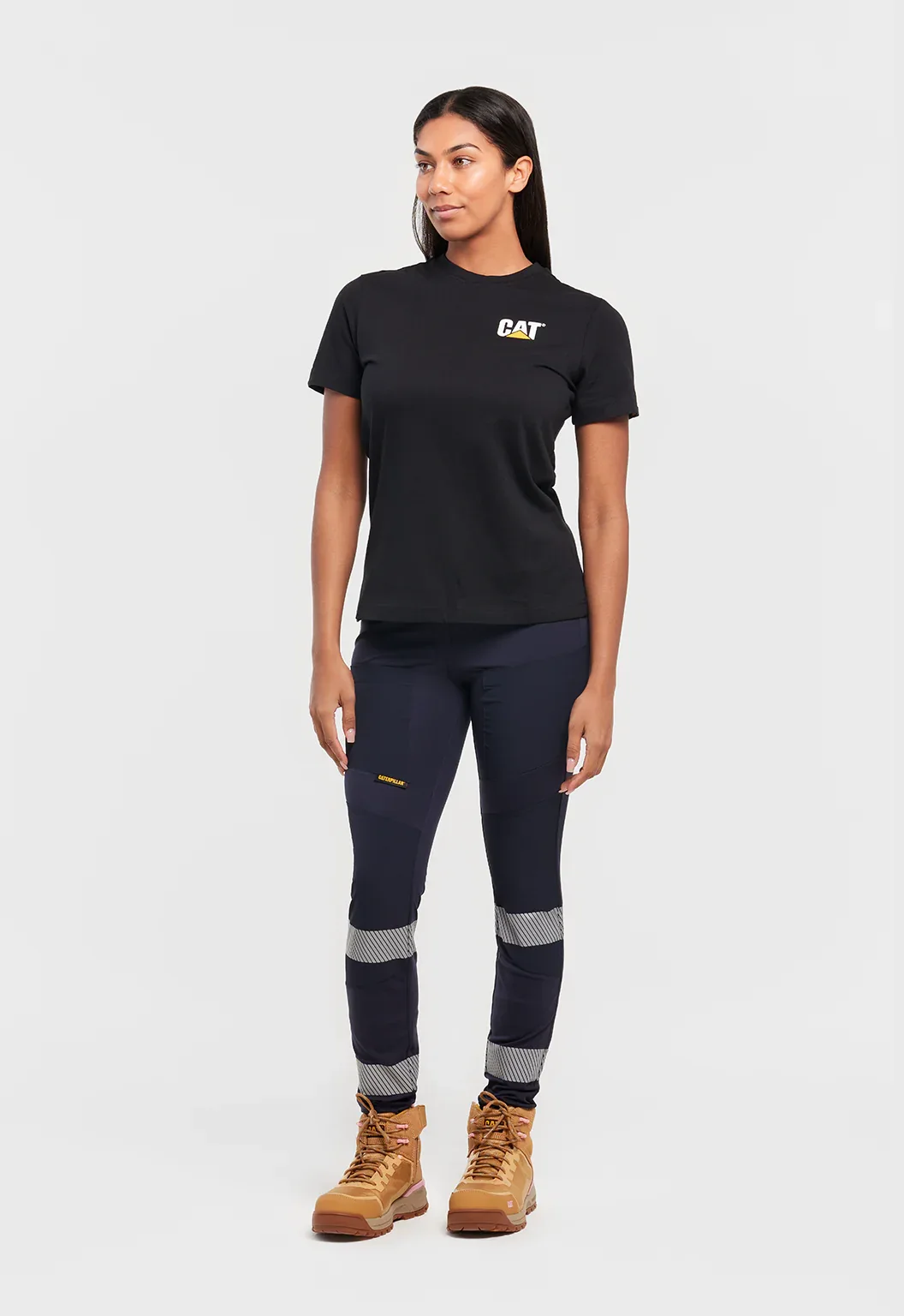 Women's Taped Work Stretch Legging - Image 6