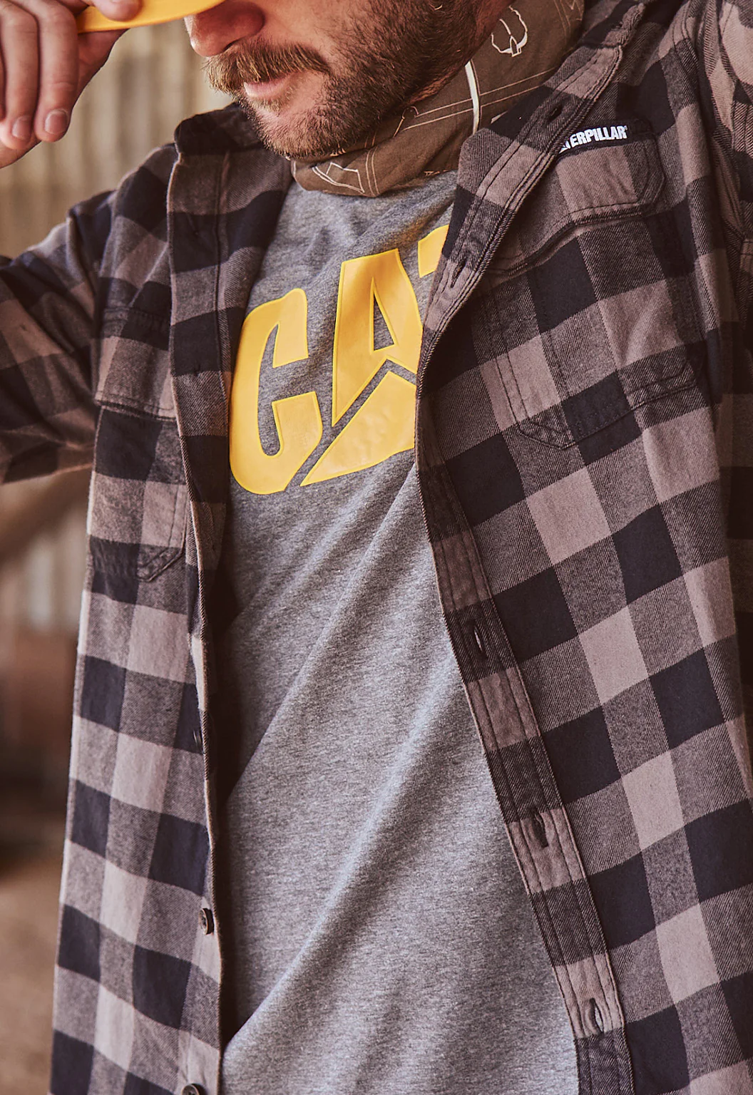 TM Logo Tee - Dark Heather Grey - Image 2