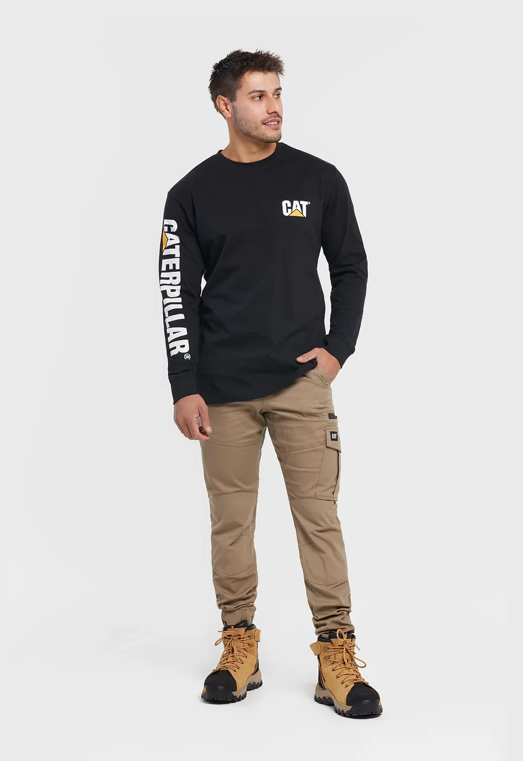 Trademark Banner Long Sleeve Tee - Black - Image 7