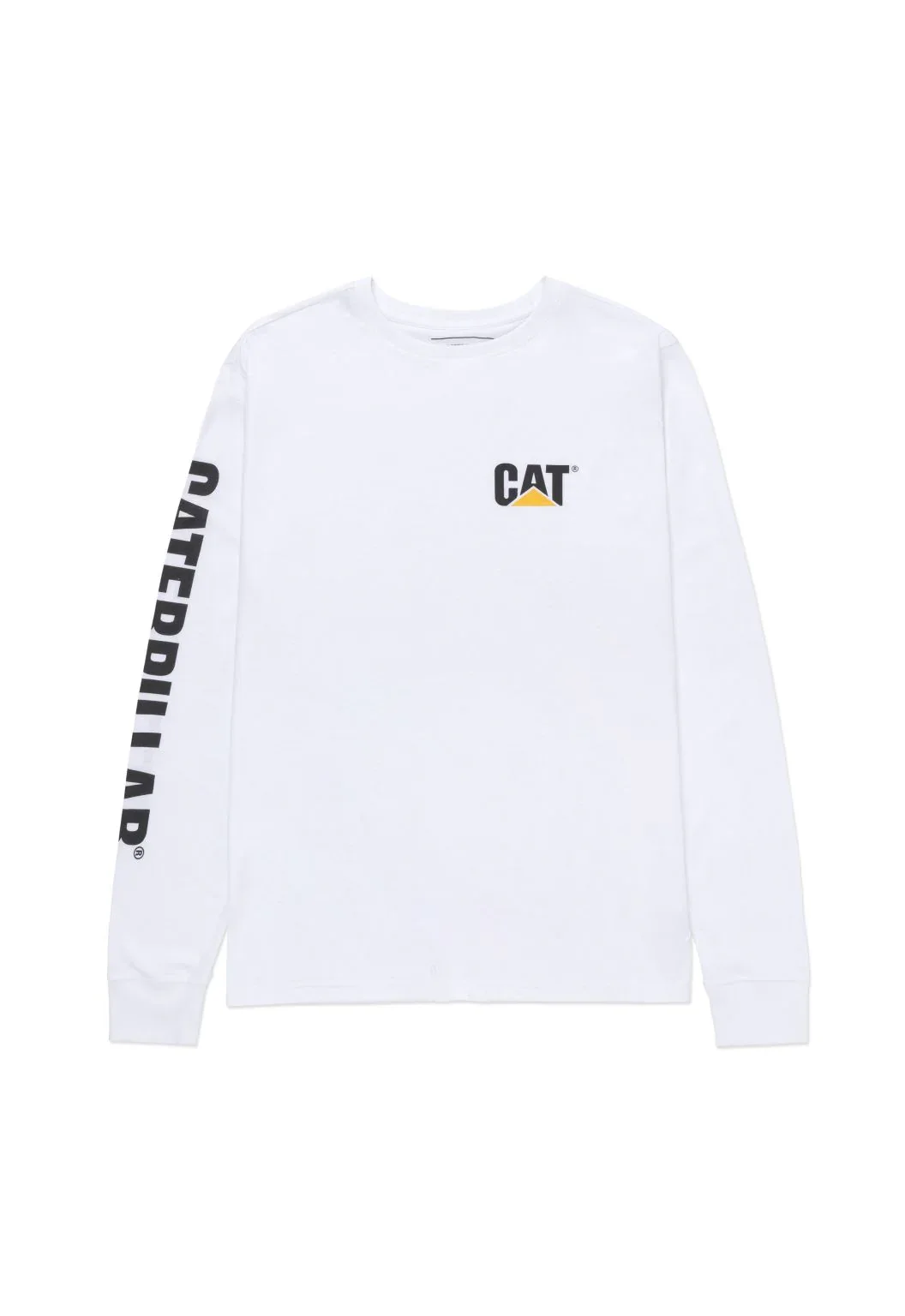 Trademark Banner Long Sleeve Tee - White TM