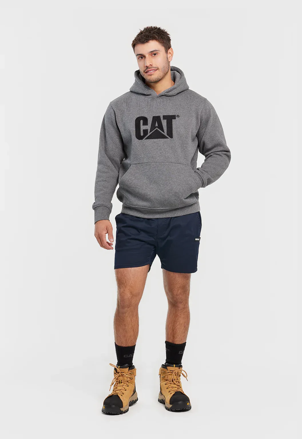 Trademark Hooded Sweatshirt - Dark Heather Grey - Image 5