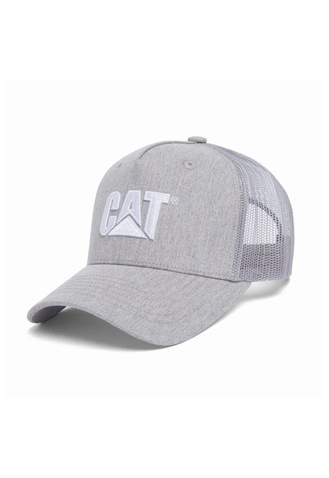 Trucker 2D Logo Hat - Heather Grey