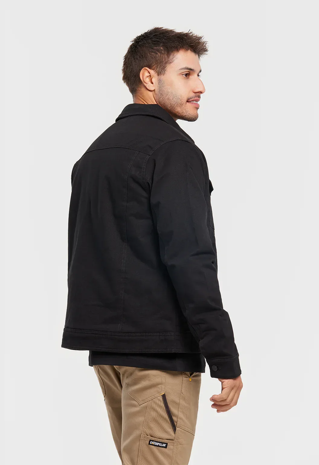 Trucker Jacket - Black - Image 4
