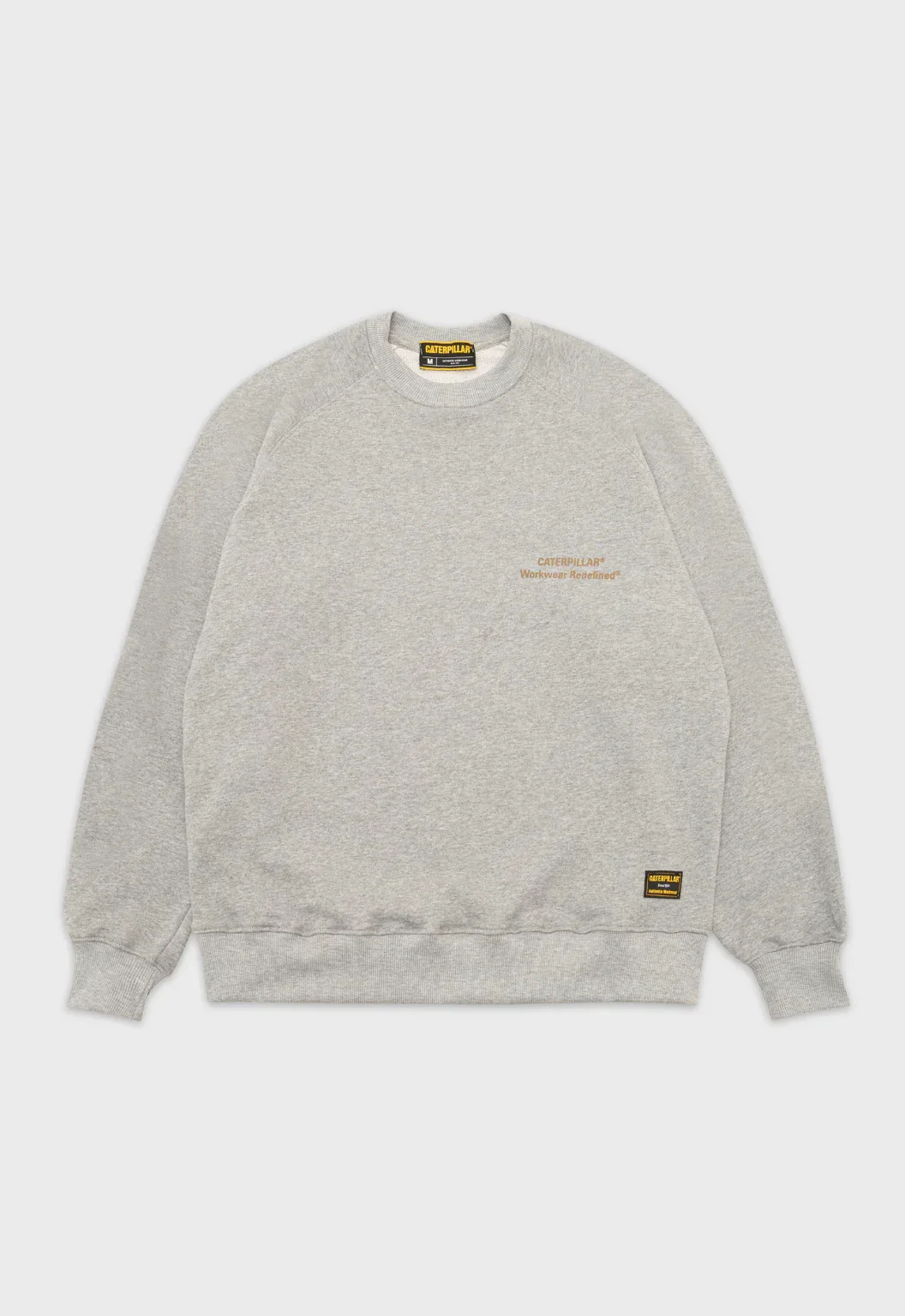 Varsity Raglan Crew - Heather Grey