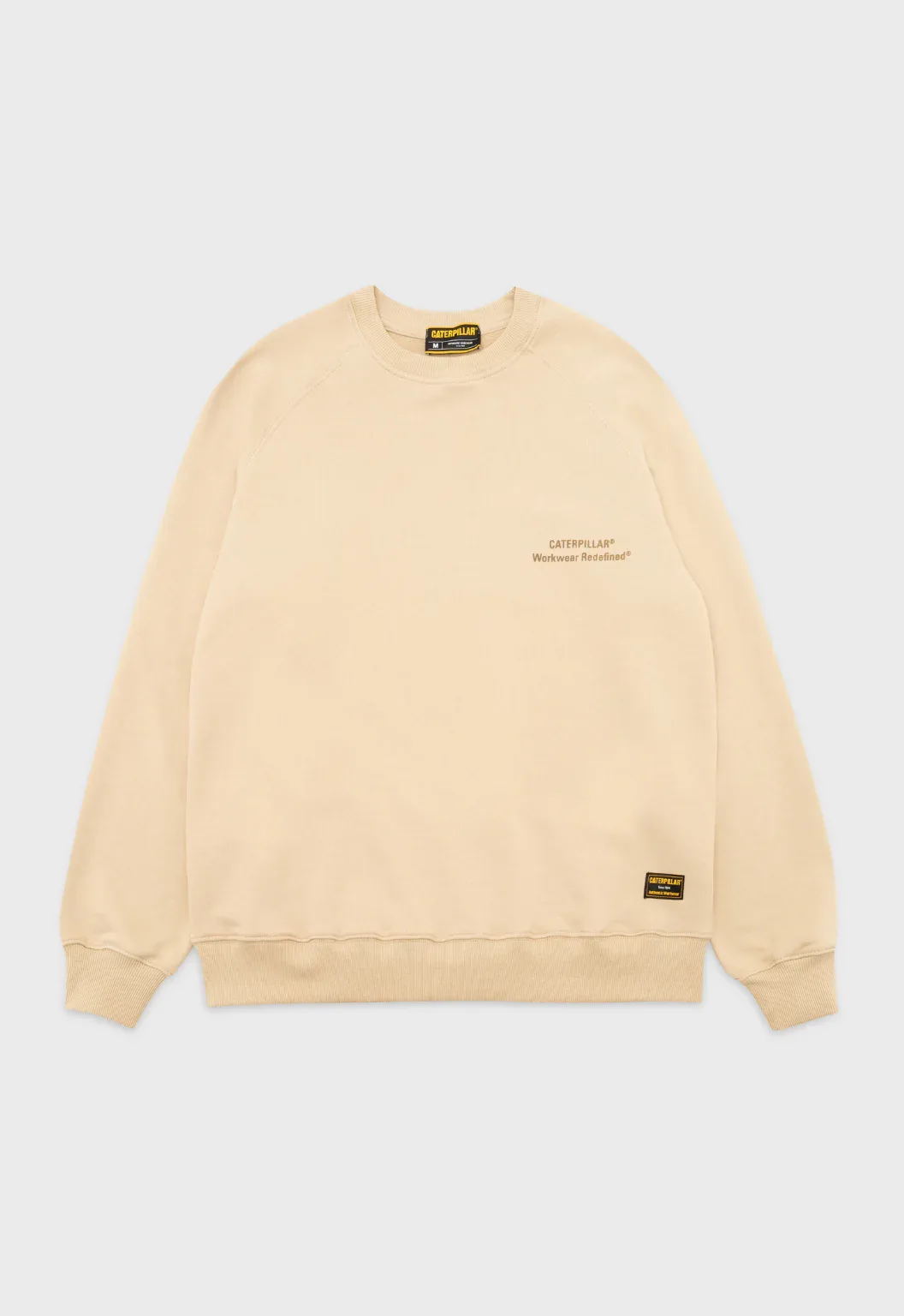 Varsity Raglan Crew - Pale Khaki