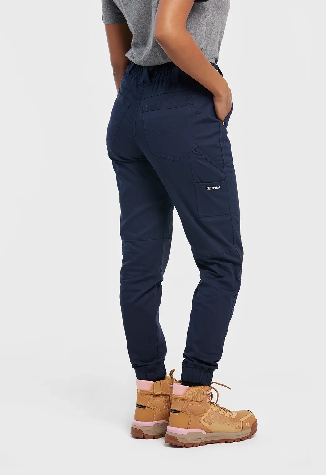 Womens Cuffed Dynamic Pant - Navy - Image 4