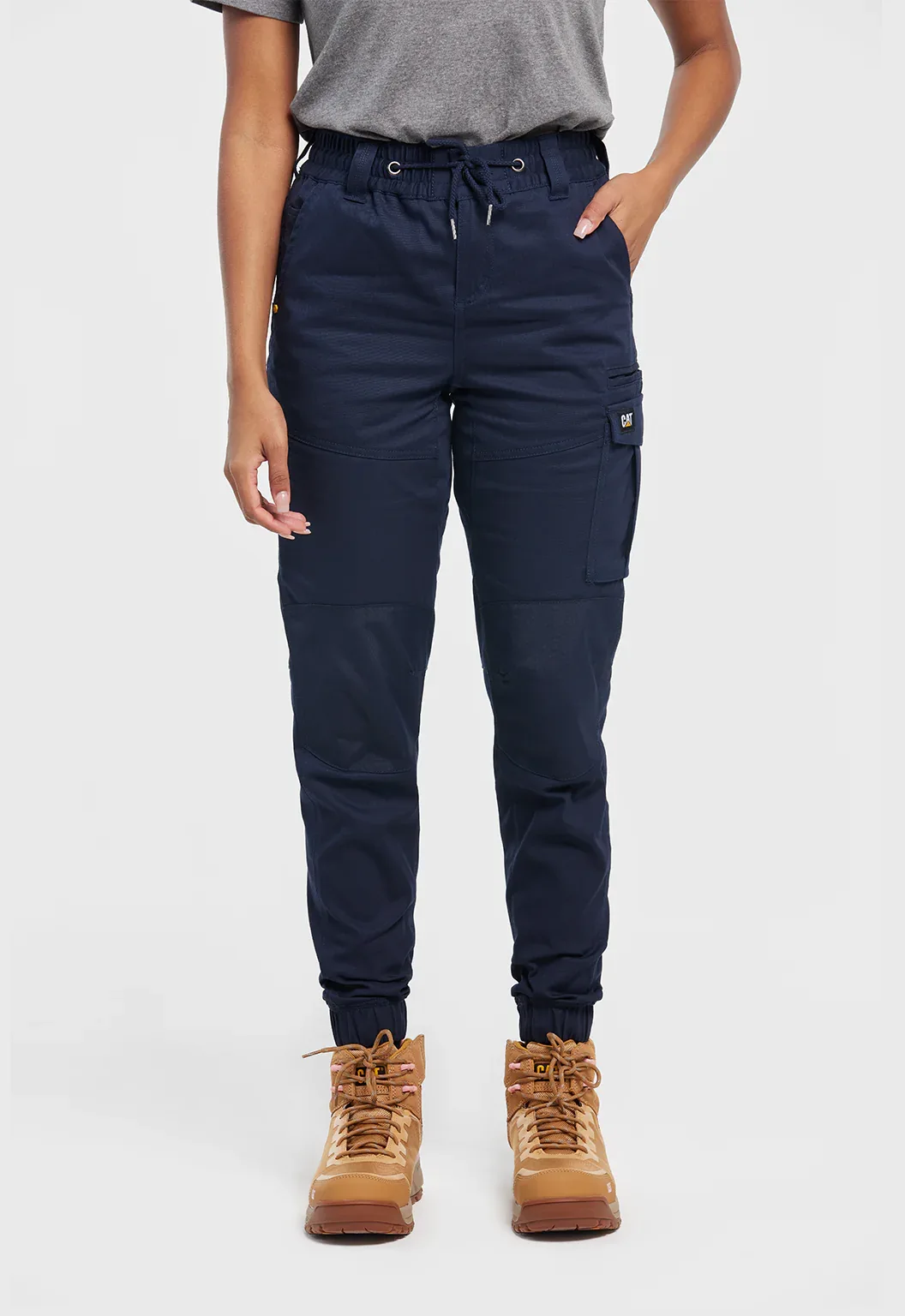 Womens Cuffed Dynamic Pant - Navy - Image 6