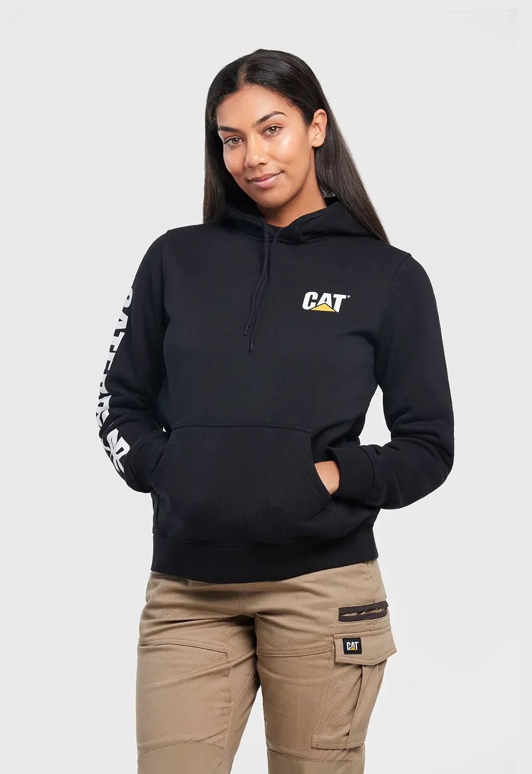 Womens Trademark Banner Hoodie - Black
