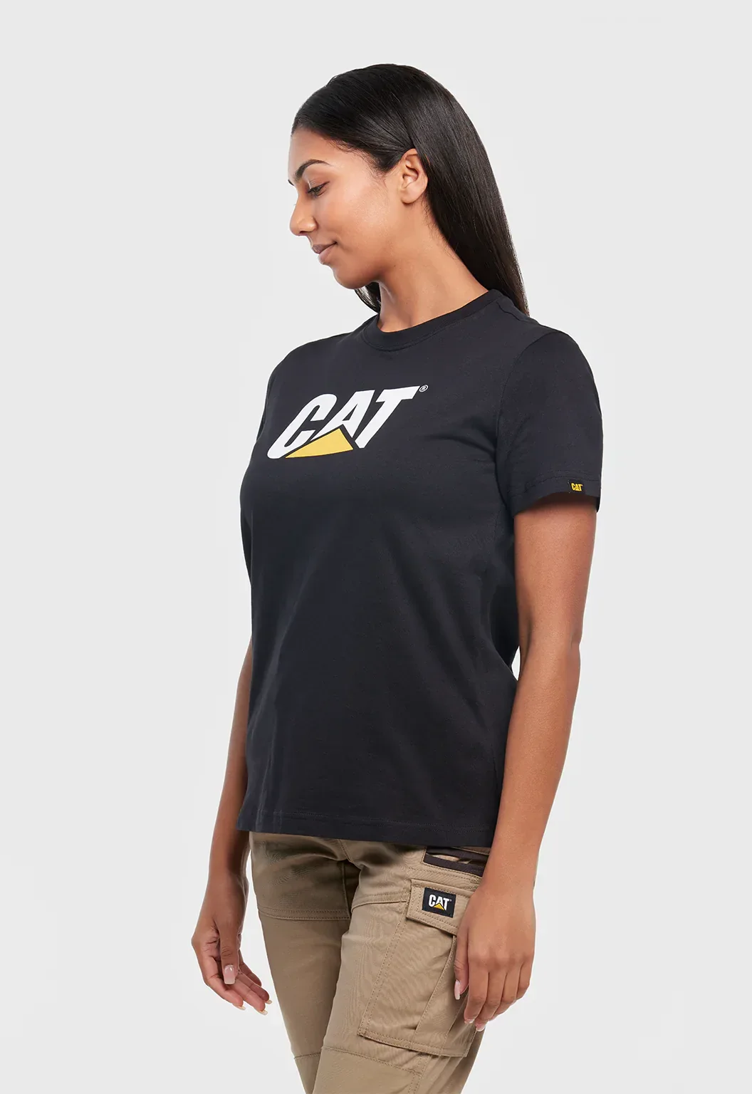 Womens Trademark Logo Tee - Black - Image 3