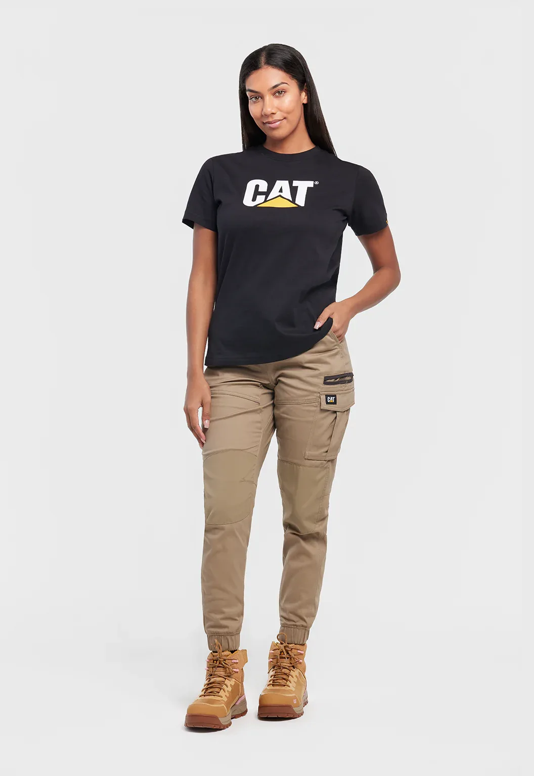 Womens Trademark Logo Tee - Black - Image 4